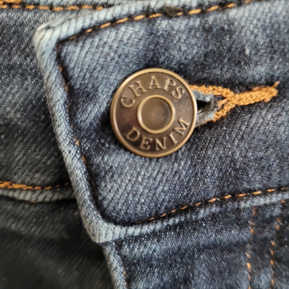 Chaps Stretch Denim Blue Jeans - Picture 2 of 4
